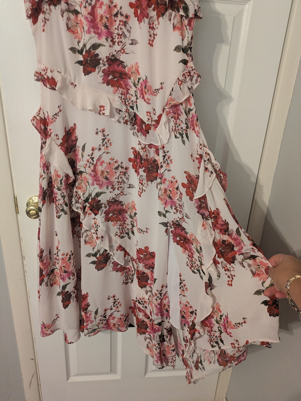 Sundance Blushing Gardens Maxi Dress with Pink Floral Print - Picture 3 of 9